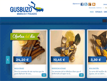 Tablet Screenshot of mariscosgusbuzo.com
